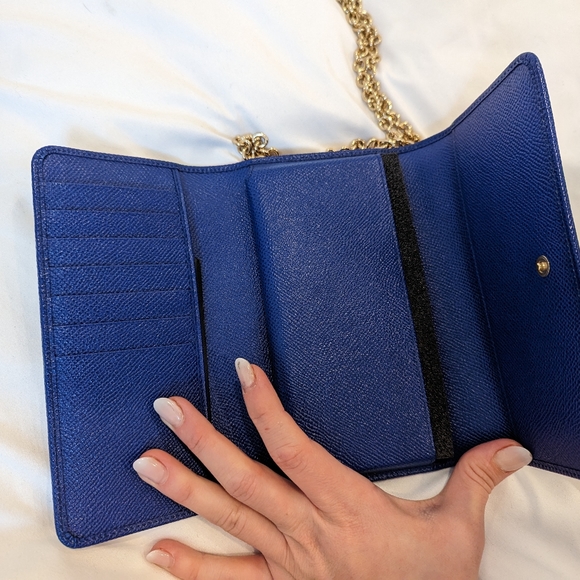 Dolce and Gabbana Phone Wallet Purse Blue - Picture 4 of 6